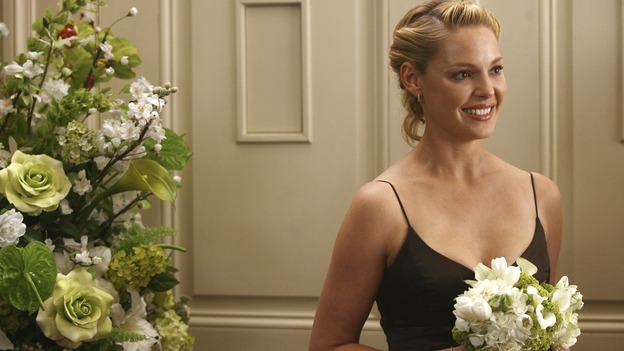 GREY'S ANATOMY - "Didn't We Almost Have It All" - Cristina and Burke's wedding day arrives - along with the interns' first exam results - and a successor to the Chief is named, as Callie and George make a big decision about their relationship, on the Season Finale of "Grey's Anatomy," THURSDAY, MAY 17 (9:00-10:07 p.m., ET) on the ABC Television Network. (ABC/SCOTT GARFIELD)KATHERINE HEIGL