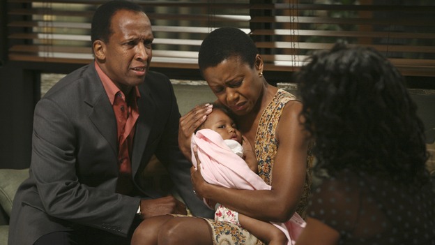 PRIVATE PRACTICE - "In Which Sam Receives an Unexpected Visitor" (ABC/DANNY FELD)DORIAN HAREWOOD, BARBARA EVE HARRIS, AUDRA McDONALD