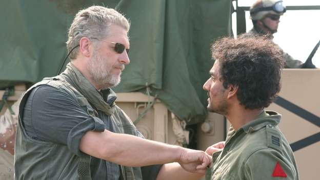 LOST - "One of Them" - When Rousseau leads Sayid to a mysterious captive in the jungle, he becomes determined to find out if he is one of the "Others." Meanwhile, Sawyer discovers Hurley's potentially devastating breech of the survivors' trust and blackmails him into helping track an elusive island creature that won't leave Sawyer alone, on "Lost," WEDNESDAY, FEBRUARY 15 (9:00-10:03 p.m., ET), on the ABC Television Network. (ABC/MARIO PEREZ)CLANCY BROWN, NAVEEN ANDREWS
