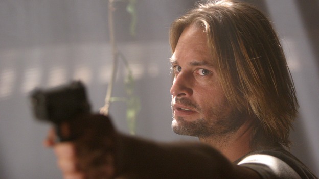 LOST - "The Brig" - A newly focused Locke breaks away from "The Others" in an attempt to persuade Sawyer to help rid them of a great nemesis that has caused nothing but pain in both of their lives. Meanwhile, a new island inhabitant discloses some shocking information about Oceanic Flight 815, on "Lost," WEDNESDAY, MAY 2 (10:00-11:00 p.m., ET), on the ABC Television Network. (ABC/MARIO PEREZ)JOSH HOLLOWAY