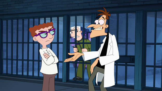 Happy New Year!Dr. Doofenshmirtzfrom Disney XD's Phineas & Ferb is well aware that New Year's Eve is a time to make resolutions. That's why he once invented a Resolution-Changer-Inator. The device was programmed to make people change their resolutions to make him ruler of the Tri-State area. His evil plan failed when nobody ended up keeping their resolutions.