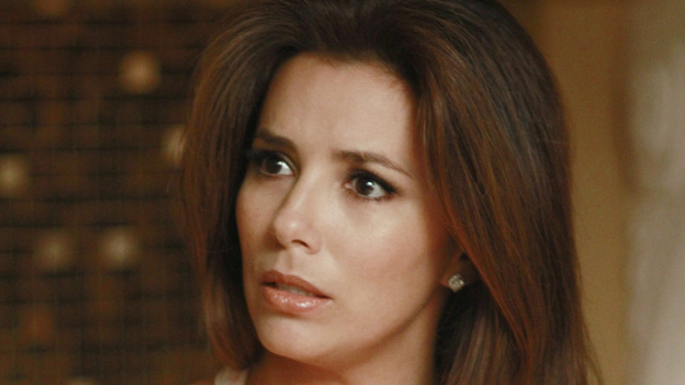 DESPERATE HOUSEWIVES - "Secrets That I Never Want to Know" - In the season premiere episode, "Secrets That I Never Want to Know," airing SUNDAY, SEPTEMBER 25 (9:00-10:01 p.m., ET) on the ABC Television Network, Susan, Gaby, Bree, Lynette and Carlos must dispose of the body of Gaby's evil stepfather, who was killed by Carlos in order to protect his wife. But feelings of guilt begin to overcome everyone in different ways. Susan starts to withdraw from her friends and family, and Gaby works to reach out to Carlos while his guilt weighs heavily upon him. As Lynette and Tom are grappling with their disintegrating marriage and impending separation, Lynette is having trouble making the right choices ever since she participated in the cover-up. And Bree must be especially careful around her new love -- Detective Chuck Vance. Meanwhile, a sexy, new neighbor moves to town, Ben Faulkner, and he's Renee's first order of business. (ABC/RON TOM)EVA LONGORIA