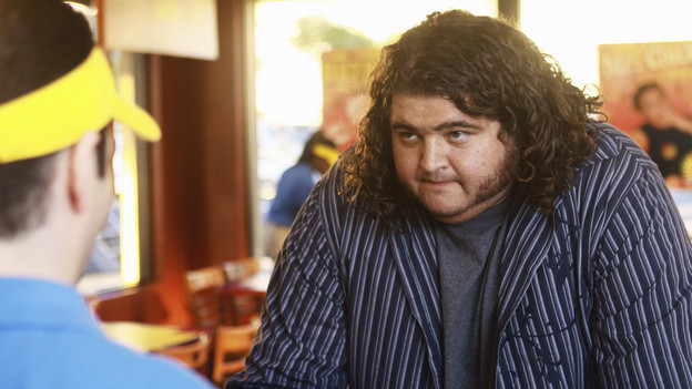LOST - "Everybody Loves Hugo" - Hurley agonizes over what the group should do next, and Locke is curious about the new arrival to his camp, on "Lost," TUESDAY, APRIL 13 (9:00-10:02 p.m., ET) on the ABC Television Network. (ABC/MARIO PEREZ) JORGE GARCIA