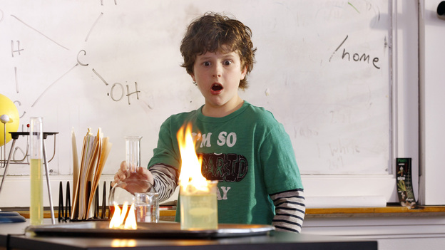 Luke and the fire