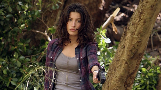 LOST -  "The Man Behind the Curtain" - Ben begrudgingly begins to introduce Locke to the secrets of the island, beginning with the mysterious Jacob. Meanwhile, Juliet's secret goes public, on "Lost," WEDNESDAY, MAY 9 (10:00-11:00 p.m., ET), on the ABC Television Network. (ABC/MARIO PEREZ)TANIA RAYMONDE, TERRY O'QUINN