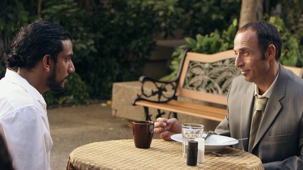 LOST - "Enter 77" - Locke, Sayid and Kate investigate a strange structure and its mysterious inhabitant. Meanwhile, Sawyer competes in a ping-pong competition to get back his belongings, on "Lost," WEDNESDAY, MARCH 7 (10:00-11:00 p.m., ET), on the ABC Television Network. (ABC/MARIO PEREZ)NAVEEN ANDREWS, SHAUN TOUB