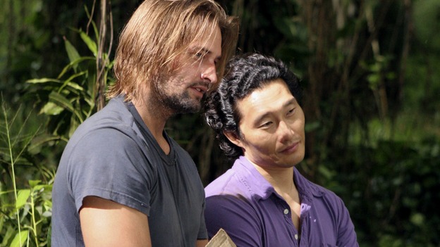 LOST - "Tricia Tanaka Is Dead" - Hurley's discovery of an old, wrecked car on the island leads him on a mission of hope not only for himself, but for a fellow survivor in need of some faith. Meanwhile, Kate and Sawyer reunite with their fellow castaways, but Kate is still torn about leaving Jack behind with "The Others," on "Lost," WEDNESDAY, FEBRUARY 28 (10:00-10:00 p.m., ET), on the ABC Television Network. (ABC/MARIO PEREZ)JOSH HOLLOWAY, DANIEL DAE KIM