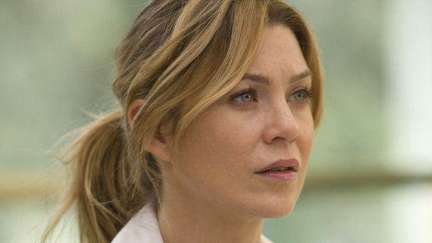GREY'S ANATOMY - "Freedom" - On the two-hour season finale of "Grey's Anatomy," Meredith and Derek have one last shot at a successful outcome in their clinical trial, as the other surgeons work together to free a boy from a hardening block of cement. Meanwhile, Izzie helps Alex care for an ailing Rebecca, and Lexie discovers critical information about George's intern status, on "Grey's Anatomy," THURSDAY, MAY 22 (9:00-11:00 p.m., ET) on the ABC Television Network. (ABC/RANDY HOLMES)ELLEN POMPEO