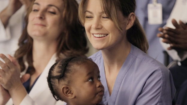 GREY'S ANATOMY - "This Magic Moment" - The doctors split into teams for a risky surgery involving conjoined twins; Bailey recruits Meredith to be a buffer between her and Ben when he puts pressure on moving their relationship to a more serious level; Richard teaches Alex a tough lesson in the OR; meanwhile Teddy questions Cristina about what exactly happened to Henry during his surgery, on Grey's Anatomy, THURSDAY, JANUARY 12 (9:00-10:02 p.m., ET) on the ABC Television Network. (ABC/KELSEY MCNEAL)ELLEN POMPEO