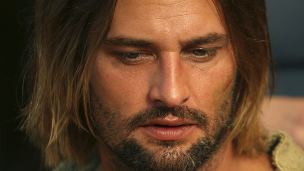 LOST - "The 23rd Psalm" - Mr. Eko interrogates Charlie about the Virgin Mary statue, Claire begins to lose faith in Charlie when she discovers his secret, and Jack is an interested observer when Kate gives the recovering Sawyer a much-needed haircut, on "Lost," WEDNESDAY, JANUARY 11 (9:00-10:00 p.m., ET), on the ABC Television Network. (ABC/MARIO PEREZ) JOSH HOLLOWAY
