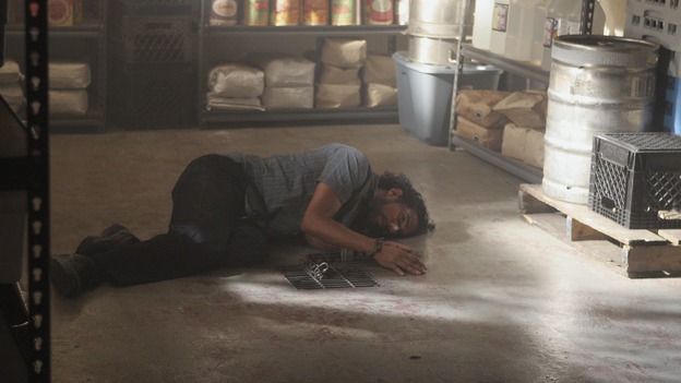 LOST - "Enter 77" - Locke, Sayid and Kate investigate a strange structure and its mysterious inhabitant. Meanwhile, Sawyer competes in a ping-pong competition to get back his belongings, on "Lost," WEDNESDAY, MARCH 7 (10:00-11:00 p.m., ET), on the ABC Television Network. (ABC/MARIO PEREZ)NAVEEN ANDREWS