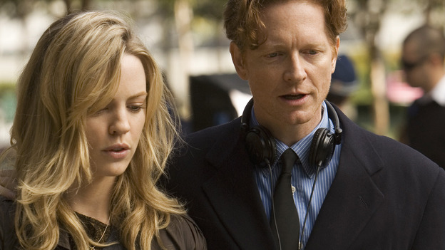 GREY'S ANATOMY - "These Ties That Bind" - A Behind-the-scenes shot of Melissa George and the episode's director, Eric Stoltz, on "Grey's Anatomy," THURSDAY, NOVEMBER 13 (9:00-10:01 p.m., ET) on the ABC Television Network. (ABC/RANDY HOLMES) MELISSA GEORGE, ERIC STOLTZ (DIRECTOR)