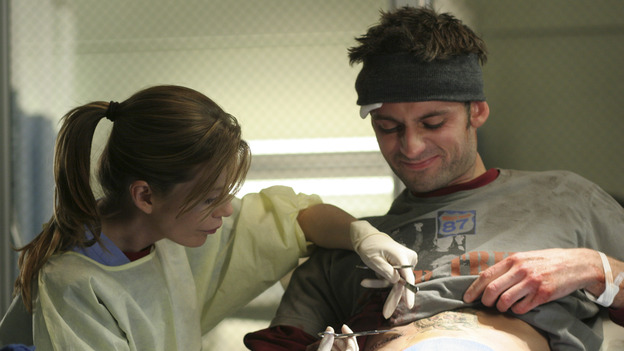 102004_9830 -- COMPLICATIONS - "WINNING A BATTLE, LOOSING A WAR" (ABC/MICHAEL ANSELL) ELLEN POMPEO, CALLUM BLUE