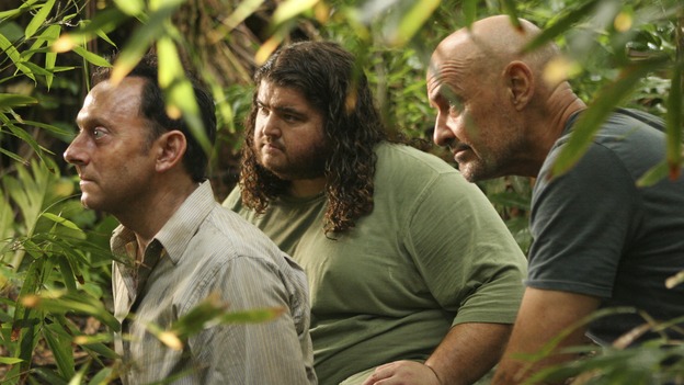 LOST - "Cabin Fever" - Locke is enlightened as to the whereabouts of Jacob's cabin, and life aboard the freighter becomes perilous, on "Lost," THURSDAY, MAY 8 (10:02-11:00 p.m., ET) on the ABC Television Network. (ABC/MARIO PEREZ)MICHAEL EMERSON, JORGE GARCIA, TERRY O'QUINN
