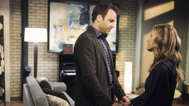 PRIVATE PRACTICE - "The Hardest Part" - When Pete's brother, Adam (Kyle Secor), brings their sick mother (Louise Fletcher) for a consult, Pete discovers her illness may be his brother's fault. Meanwhile, in the wake of her book's success, Violets walks in on Sheldon just as he's about to take her archenemy on a date, and Cooper treats a young musical prodigy whose brain tumor could prevent him from ever playing the piano again, on "Private Practice," THURSDAY, MARCH 31 (10:01-11:00 p.m., ET) on the ABC Television Network. (ABC/ADAM TAYLOR)PAUL ADELSTEIN, KADEE STRICKLAND