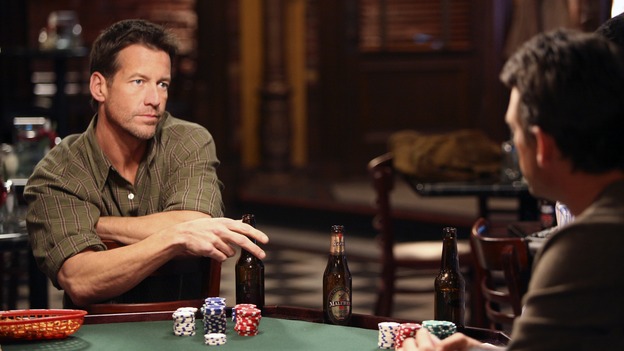 DESPERATE HOUSEWIVES - "My Husband, the Pig" - Mike and Ian square off in poker, on "Desperate Housewives," SUNDAY, MARCH 4 (9:00-10:01 p.m., ET) on the ABC Television Network.  (ABC/DANNY FELD) JAMES DENTON, DOUGRAY SCOTT