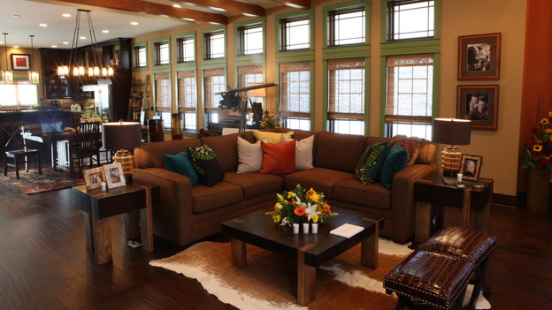 EXTREME MAKEOVER HOME EDITION - "Grommesh Family," - Living Room Picture,  on "Extreme Makeover Home Edition," Sunday, January 2nd (8:00-9:00 p.m.  ET/PT) on the ABC Television Network.