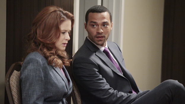 Virgin TerritoryThe romantic life of April Kepner hasn't been as exciting or sordid as the other members of the staff of Seattle Grace. Really, she's had 4 persons of interest. Derek Shepherd &acirc;�� In the beginning April developed a crush on McDreamy. Obviously this was doomed from the beginning since Derek was destined to be with Meredith. Alex Karev - Alex almost became her first  during season 7. She developed feelings for him and Alex pressured her for him to be her first. She felt uncomfortable and asked him to take it slow. This didn't exactly site well with Alex and he proceeded to blow up at her. Jackson wasn't too keen about what Alex did and made sure to teach Alex a lesson&acirc;�&brvbar;with his fist. Dr. Robert Stark &acirc;�� You know what they say, you have to go through a lot of frogs to get to your prince. Unfortunately Dr. Stark was one of those frogs. He asked April out and she agreed thinking that he had a good side that not many people have seen. Everything went well, but April's coworkers started to make fun of her. They said things like she was going to sleep her way to the top. In the end April breaks Stark's heart by telling him that she just wanted to be friends. Jackson Avery &acirc;�� Here he is, the one who broke April in (if you know what I mean). During the trip to San Francisco to take their boards, Jackson and April ended up sleeping together after a raucous night at the hotel bar. They even hooked up in the men's room during one of their breaks in-between exams. 