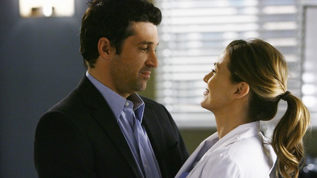Season 4: - Meredith's long lost half-sister, Lexie, makes a splash on the scene as the new intern under Cristina. Meredith and Lexie aren't the best of friends at first, but eventually both come around and become close.- Guess what? Meredith and Derek break up AGAIN. It's okay though, they both are coping by having sex with each other all the time. They like to label their little liaisons as S&M, or "sex and mockery." - Meredith starts therapy. This wasn't the easiest road for her. She admits to her psychologist that she witnessed her mother attempt suicide (not really though, it was a cry for help). Thankfully therapy helps and Meredith works through a lot of her issues.- Meredith and Derek's relationship gets a little complicated with the introduction of Nurse Rose. Derek likes Rose AND Meredith; Meredith dislikes Nurse Rose. Needless to say this situation is a little complicated. By the end, Nurse Rose is out and Meredith decides that she'll try to trust Derek. Mer-Derk is back! Cue passionate kiss