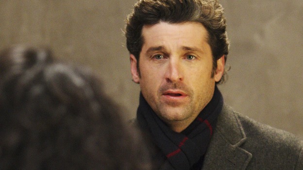 GREY'S ANATOMY - "Stairway to Heaven" - Derek begs Cristina to speak to an inconsolable Meredith, on "Grey's Anatomy," THURSDAY, JANUARY 22 (9:00-10:01 p.m., ET) on the ABC Television Network. (ABC/CRAIG SJODIN) SANDRA OH, PATRICK DEMPSEY