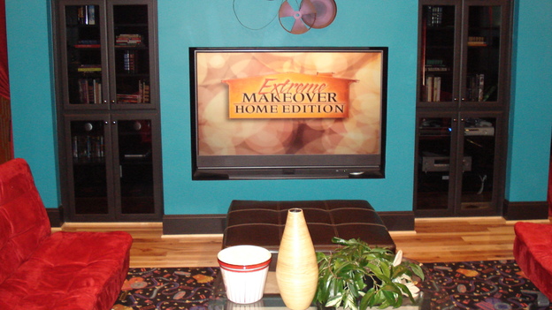 EXTREME MAKEOVER HOME EDITION - "Tipton-Smith Family," - Living Room/Home Theater, on "Extreme Makeover Home Edition," Sunday, March 11th on the ABC Television Network.