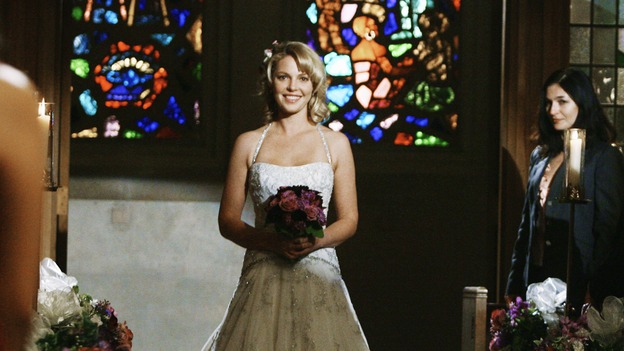 GREY'S ANATOMY - "What a Difference a Day Makes" - Here comes the bride! Izzie Stevens walks down the aisle, on "Grey's Anatomy," THURSDAY, MAY 7 (9:00-10:02 p.m., ET) on the ABC Television Network. KATHERINE HEIGL