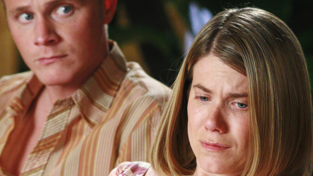GREY'S ANATOMY - "The Other Side of This Life" - Addison takes temporary leave from Seattle Grace and makes a road trip to Los Angeles in order to visit some old friends from medical school. As Meredith continues to bond with her stepmother, Susan, Cristina reluctantly plans her wedding with the assistance of her mother, Helen, and Burke's mother, Mama Jane. Meanwhile, Derek must perform  emergency surgery on Ava/Jane Doe, as Alex continues his unfailing bedside manner with her, on "Grey's Anatomy," THURSDAY, MAY 3 (9:00-11:00 p.m., ET) on the ABC Television Network. (ABC/RON TOM)DAVID ANDERS, BECKY WAHLSTROM