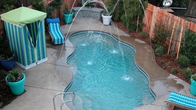 EXTREME MAKEOVER HOME EDITION - "Tom Family," - Exterior Pool, on "Extreme Makeover Home Edition," Sunday, November 6th on the ABC Television Network.