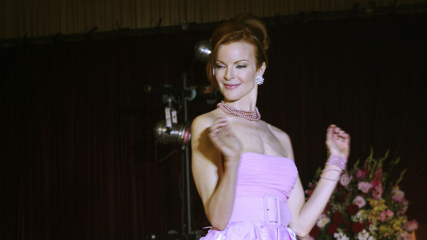 DESPERATE HOUSEWIVES - "Suspicious Minds" -- Looking to give her life a purpose, Gabrielle decides to organize a glamorous Halston fashion show for charity highlighting the ladies of Wisteria Lane. But Susan is less than charitable toward her friend when she discovers Gabrielle's shocking secret. Meanwhile, Lynette uses her business acumen to poach a nanny, and Bree decides to take Andrew's out-of-control behavior into her own hands, on "Desperate Housewives," SUNDAY, XXXXXXXX (9:00-10:00 p.m., ET) on the ABC Television Network. (ABC/DANNY FELD)MARCIA CROSS