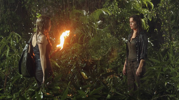 LOST - "The Other Woman" - Juliet receives an unwelcome visit from someone from her past and is given orders to track down Charlotte and Faraday in order to stop them from completing their mission -- by any means necessary. Meanwhile, Ben offers Locke an enticing deal, on "Lost," THURSDAY, MARCH 6 (9:00-10:02 p.m., ET) on the ABC Television Network. (ABC/MARIO PEREZ)ELIZABETH MITCHELL, ANDREA ROTH