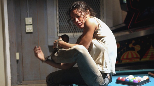 LOST - "The Man from Tallahassee" - Ben tries to persuade a determined Locke to call off his destructive plan by offering him some of the secrets of the island, and Kate's reunion with Jack does not go off as planned when she discovers that he has made a deal with "The Others," on "Lost," WEDNESDAY, MARCH 21 (10:00-11:00 p.m., ET), on the ABC Television Network. (ABC/MARIO PEREZ)EVANGELINE LILLY
