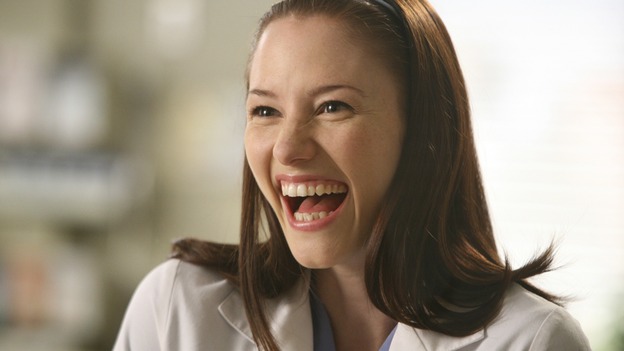 GREY'S ANATOMY - "Here Comes the Flood" - Lexie gets excited, on "Grey's Anatomy," THURSDAY, OCTOBER 9 (9:00-10:01 p.m., ET) on the ABC Television Network. (ABC/DANNY FELD) CHYLER LEIGH