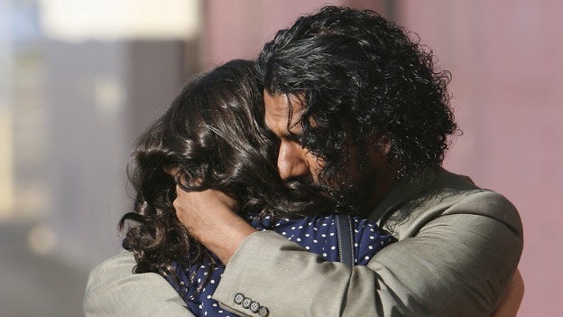 LOST - "There's No Place Like Home," Part 1 - The face-off between the survivors and the freighter people begins, on "Lost," THURSDAY, MAY 15 (10:02-11:00 p.m., ET) on the ABC Television Network.  (ABC/MARIO PEREZ)ANDREA GABRIEL, NAVEEN ANDREWS