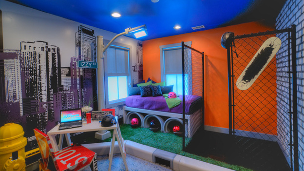 EXTREME MAKEOVER HOME EDITION - "Dickinson Family," - City Skateboard Room Picture, on  "Extreme Makeover Home Edition," Sunday, May 1st    (8:00-9:00 p.m.  ET/PT) on the ABC Television Network.