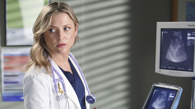 GREY'S ANATOMY - "Push" - A patient who needs an extremely difficult surgery comes to Seattle Grace, and it's Richard and Owen who vie for the opportunity to tackle it. But the decision lies in the hands of Derek, who deems that Owen should take on the surgery, leaving Richard bitter. Meanwhile, Bailey deals with her own personal struggles when she nervously prepares for another date with Ben, on "Grey's Anatomy," THURSDAY, MARCH 11 (9:00-10:01 p.m., ET) on the ABC Television Network. (ABC/ADAM LARKEY)JESSICA CAPSHAW, AIDAN WALTER