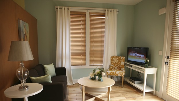 EXTREME MAKEOVER HOME EDITION - "Gomez Family," - Living Room  Picture,  on   "Extreme Makeover Home Edition," Sunday, October 2nd     (8:00-9:00   p.m.  ET/PT) on the ABC Television Network.