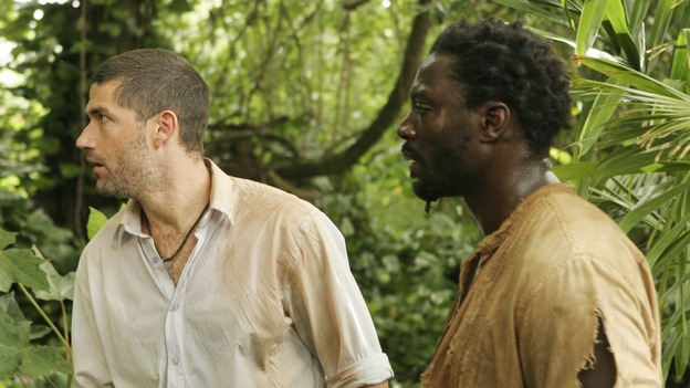 LOST - "Collision" (ABC/MARIO PEREZ)MATTHEW FOX, ADEWALE AKINNUOYE-AGBAJE