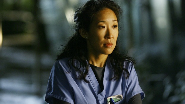 GREY'S ANATOMY - "Dream a Little Dream of Me" - Cristina has had about enough of Meredith talking about Derek moving in, on "Grey's Anatomy," THURSDAY, SEPTEMBER 25 (9:00-11:00 p.m., ET) on the ABC Television Network. (ABC/SCOTT GARFIELD) SANDRA OH