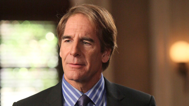 DESPERATE HOUSEWIVES - "The People Will Hear" - In the penultimate episode leading into the two-hour finale of this landmark series, as her trial nears, Bree begins to fall for her attorney, Trip (Scott Bakula); Susan becomes concerned when Julie doubts Porter's commitment to be a hands-on father to their unborn baby; as Tom gets closer to being transferred to India for his job - thanks to Lynette - she begins to have second thoughts and tries to convince his boss to rescind the move; and the ladies are shocked about Gaby's nonchalant attitude as Bree continues to stand trial and take the fall for Carlos in the murder of Alejandro, on "Desperate Housewives," SUNDAY, MAY 6 (9:01-10:01 p.m., ET) on the ABC Television Network. (ABC/DANNY FELD)SCOTT BAKULA