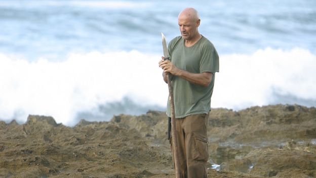 LOST - "Flashes Before Your Eyes" - A suspicious and determined Hurley enlists Charlie to help him wrangle the truth out of Desmond, who has been acting strangely ever since the implosion of the hatch, on "Lost," WEDNESDAY, FEBRUARY 14 (10:00-11:00 p.m., ET), on the ABC Television Network.  (ABC/MARIO PEREZ)TERRY O'QUINN
