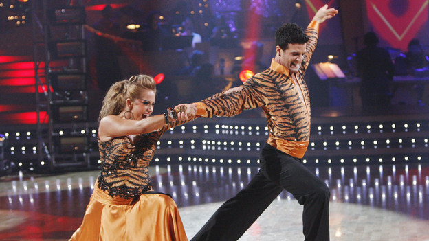 Sabrina Bryan & Mark Ballas of Dancing with the Stars 9 - Week 8