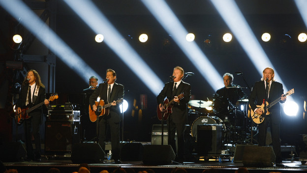 THE 42ND ANNUAL CMA AWARDS - THEATRE - "The 42nd Annual CMA Awards" aired live from the Sommet Center in Nashville, WEDNESDAY, NOVEMBER 12 (8:00-11:00 p.m., ET) on the ABC Television Network. (ABC/CHRIS HOLLO)EAGLES