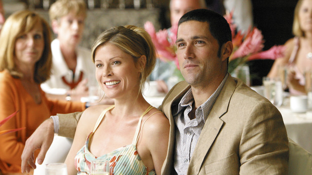 102429_3684 -- LOST - "Do No Harm" - While Jack scrambles to save the life of a survivor, Claire goes into labor. Meanwhile, Locke is missing, and Sayid presents Shannon with a romantic surprise, on "Lost," WEDNESDAY, APRIL 6 (8:00-9:01 p.m., ET), on the ABC Television Network. (ABC/MARIO PEREZ)JULIE BOWEN, MATTHEW FOX