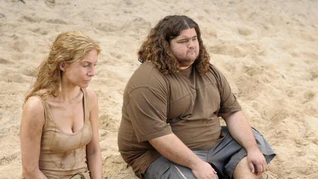 LOST - "One of Us" - Jack's joyous reunion with his fellow survivors is cut short when they realize that accompanying him is one of "The Others," and Claire is stricken by a mysterious, life-threatening illness, on "Lost," WEDNESDAY, APRIL 11 (10:00-11:00 p.m., ET), on the ABC Television Network. (ABC/MARIO PEREZ)ELIZABETH MITCHELL, JORGE GARCIA