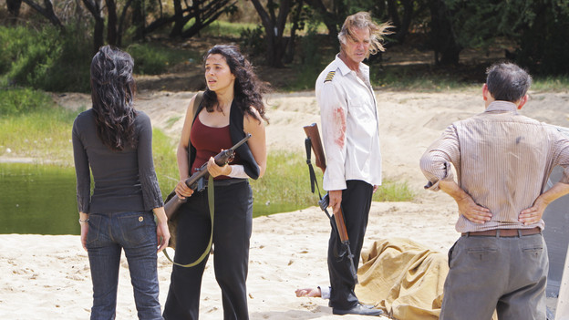 LOST - "The Substitute" - Locke goes in search of help to further his cause, on "Lost," TUESDAY, FEBRUARY 16 (9:00-10:00 p.m., ET) on the ABC Television Network. (ABC/MARIO PEREZ)YUNJIN KIM, ZULEIKHA ROBINSON, JEFF FAHEY, MICHAEL EMERSON