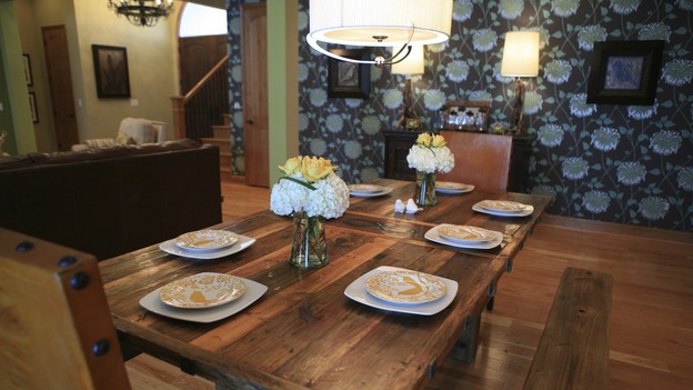 EXTREME MAKEOVER HOME EDITION - "Hampton Family," - Dining Room, on "Extreme Makeover Home Edition," Sunday, October 4th on the ABC Television Network.