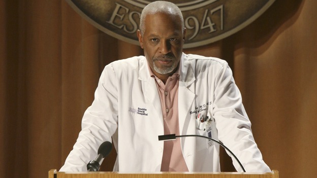 GREY'S ANATOMY - "Here Comes the Flood" - The Chief lays out his new rules for Seattle Grace Hospital, on "Grey's Anatomy," THURSDAY, OCTOBER 9 (9:00-10:01 p.m., ET) on the ABC Television Network. (ABC/DANNY FELD) JAMES PICKENS JR.