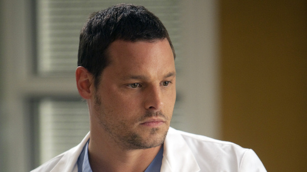 GREY'S ANATOMY - "Unaccompanied Minor" - News of Meredith's dishonesty in the clinical trial comes to light, leading to unanticipated consequences for both her and others. Cristina finds herself in a compromising situation, which forces her to decide between her career and her relationship. Meanwhile, Owen posts his decision for chief resident and Teddy makes a surprising choice regarding her love life -- and her future -- on the Season Finale of Grey's Anatomy, THURSDAY, MAY 19 (9:00-10:01 p.m., ET) on the ABC Television Network. (ABC/RANDY HOLMES)JUSTIN CHAMBERS