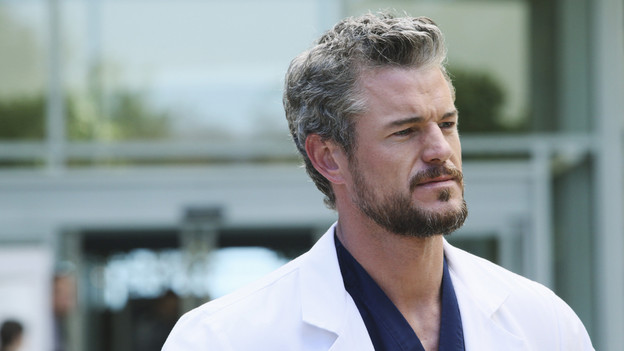 GREY'S ANATOMY - "These Arms of Mine" - A documentary film crew visits the hospital six months after the shooting to document the road to recovery for doctors and patients. The camera lenses follow Derek, Owen, Mark & Callie as they ambitiously perform a rare arm transplant surgery, Meredith helps Cristina put on a brave face for the cameras, and Bailey's patient, Mary, returns for her surgery -- which marks the first time they've all seen of each other since that fateful day -- on "Grey's Anatomy," THURSDAY, OCTOBER 28 (9:00-10:01 p.m., ET) on the ABC Television Network. (ABC/DANNY FELD)ERIC DANE