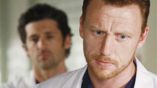 GREY'S ANATOMY - "These Ties That Bind" - Owen and Derek check in on a patient, on "Grey's Anatomy," THURSDAY, NOVEMBER 13 (9:00-10:01 p.m., ET) on the ABC Television Network. (ABC/RON TOM) PATRICK DEMPSEY, KEVIN MCKIDD